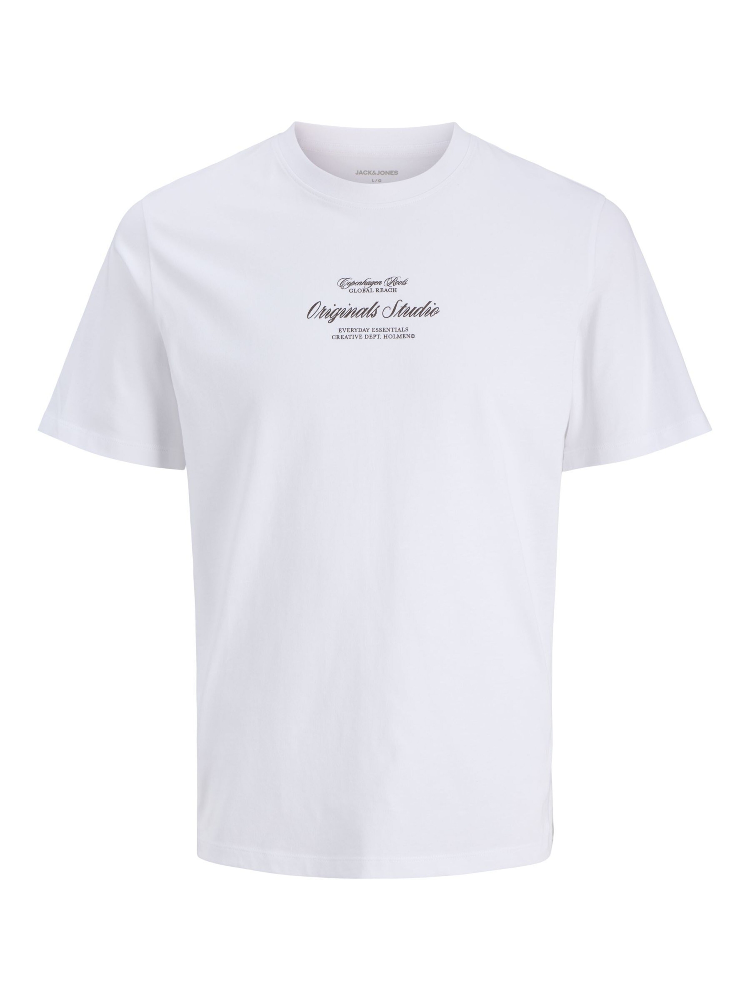 JACK & JONES T-Shirt in Weiß: Vorderseite