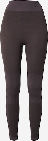 Hummel Skinny Sportovní kalhoty – fialová: přední strana