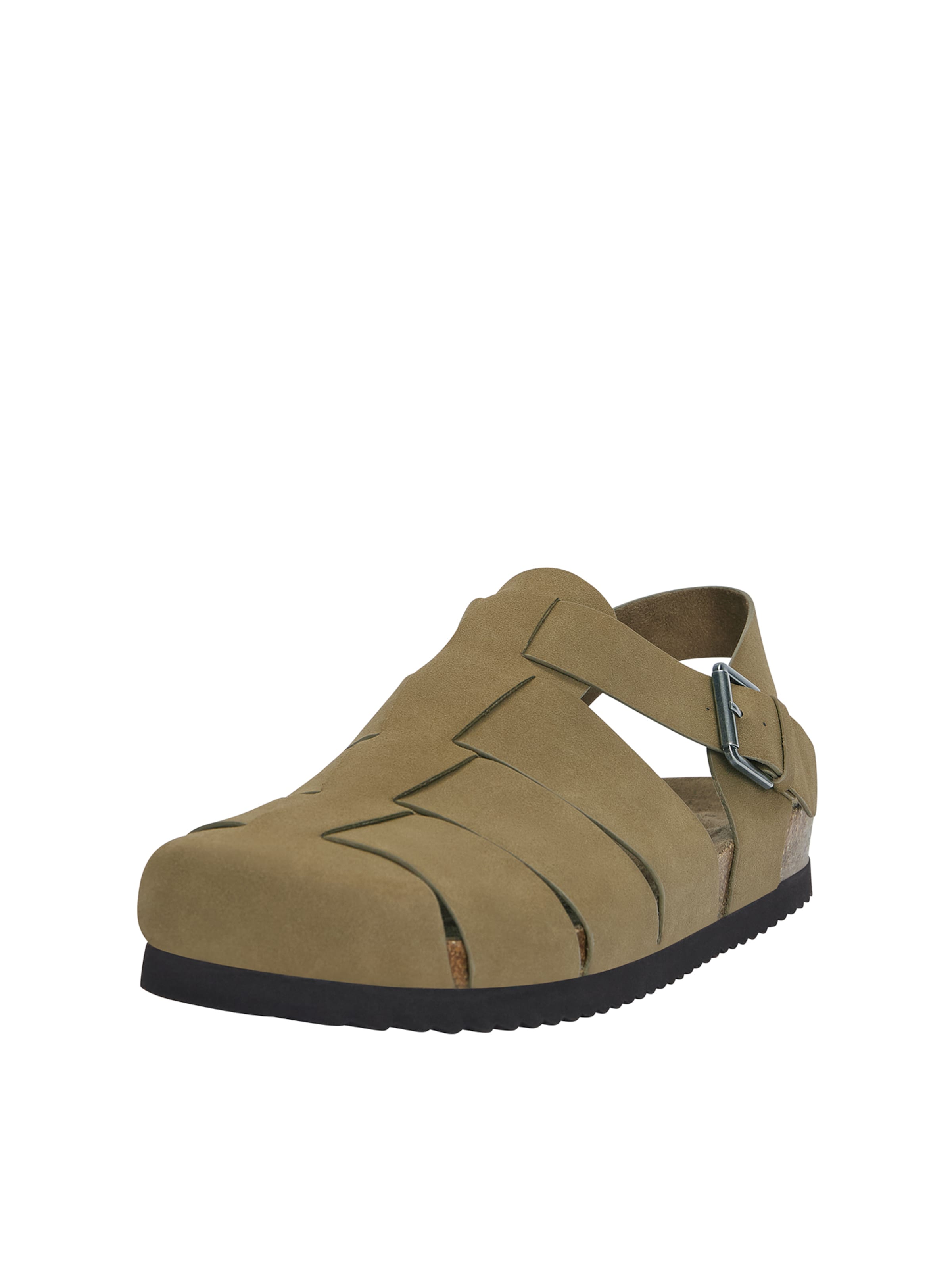 Pull&Bear Papuče - Hnedá: predná strana