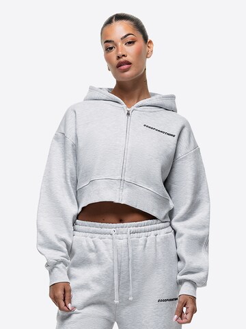 Good For Nothing Sweatvest in Grijs: voorkant