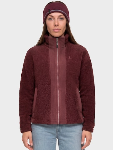 Veste en polaire fonctionnelle Schöffel en violet : devant