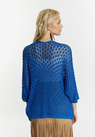 IZIA Knit Cardigan in Blue