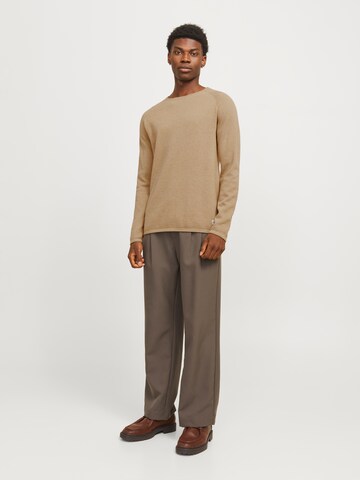 JACK & JONES Regular fit Sweater 'JJEHill' in Grey