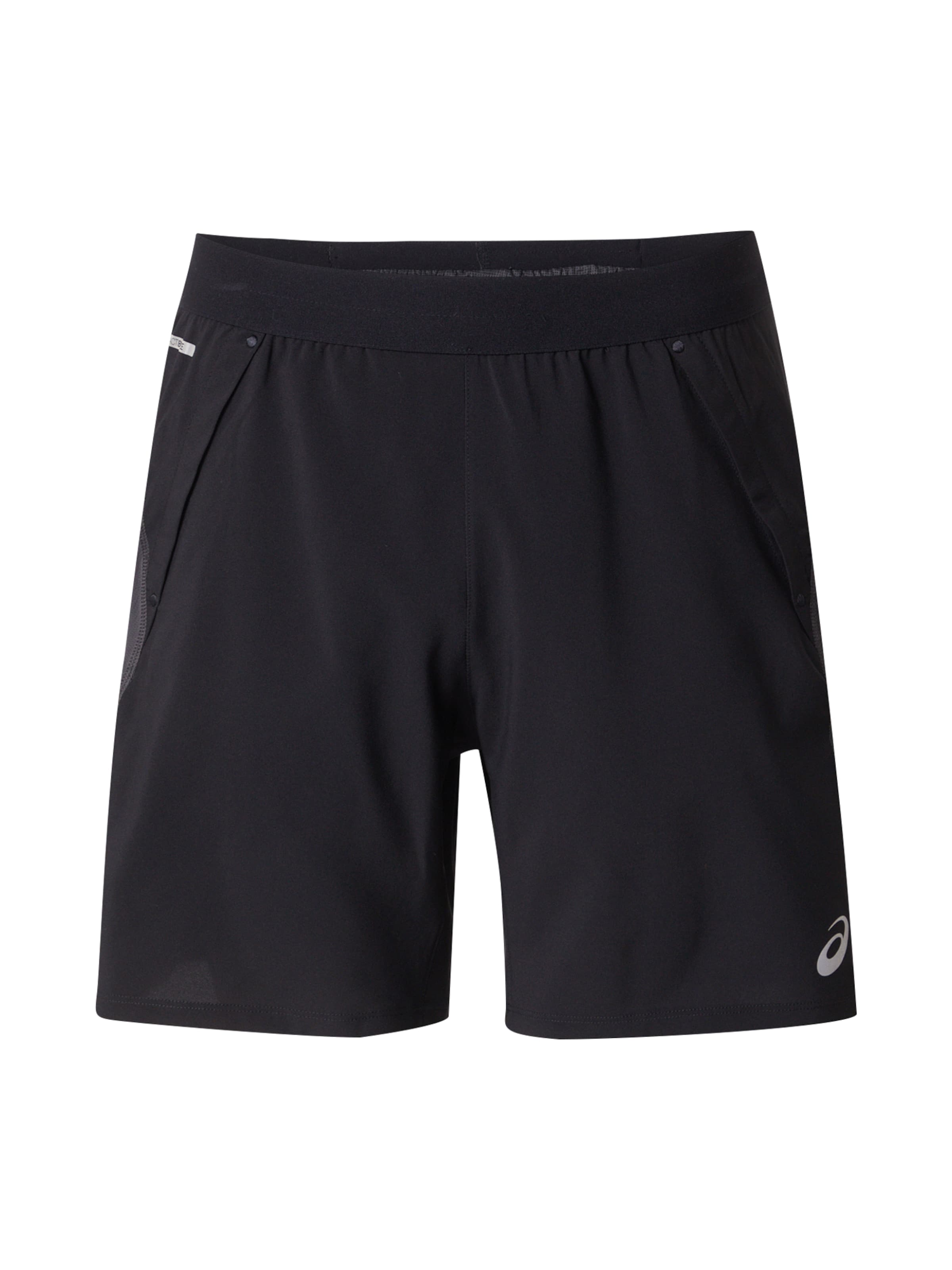 ASICS tavaline Spordipüksid 'Road', värv must: eest vaates