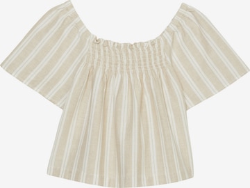 Marc O'Polo Blouse in Beige: front