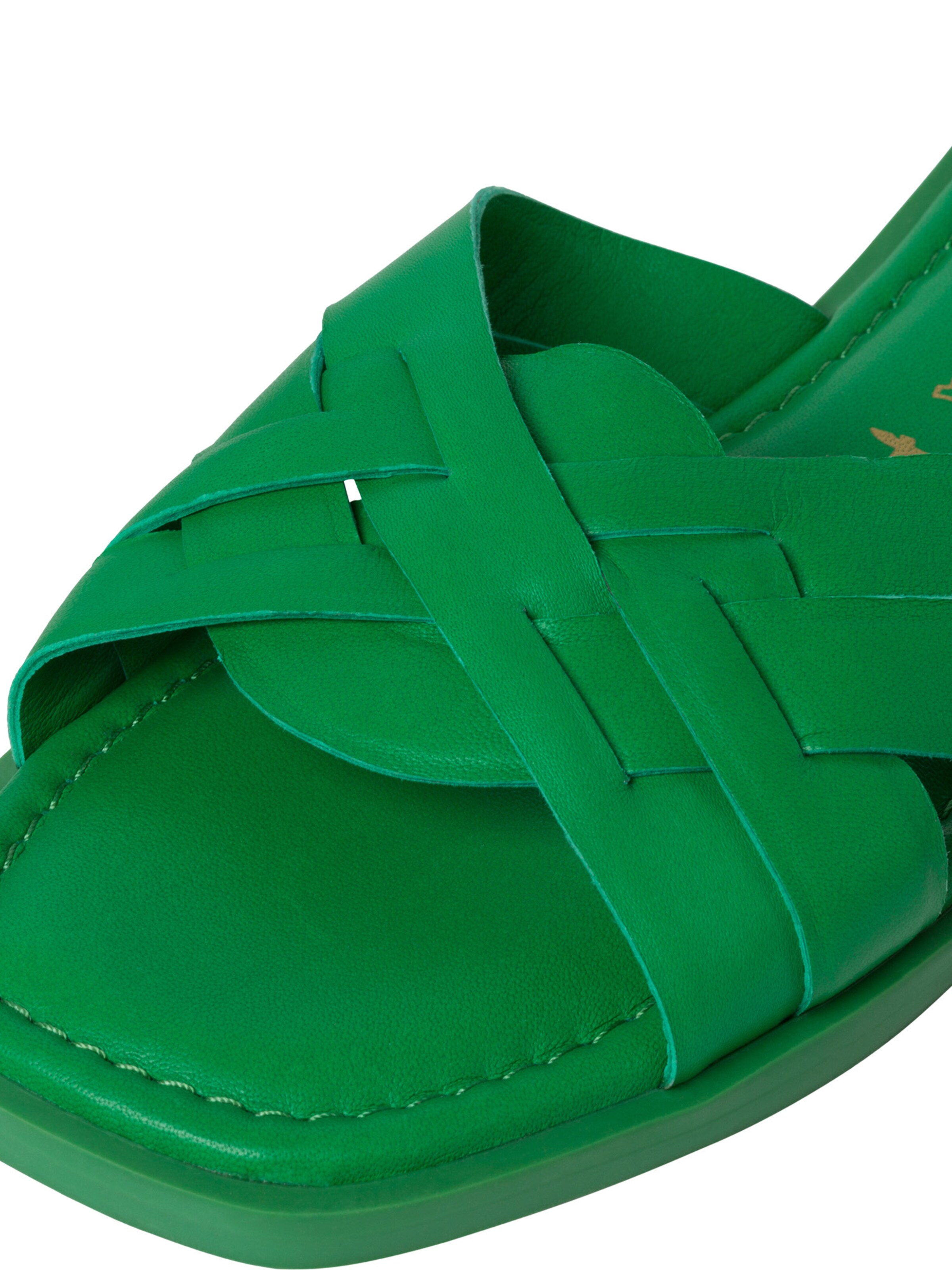 Tamaris Mules in Green