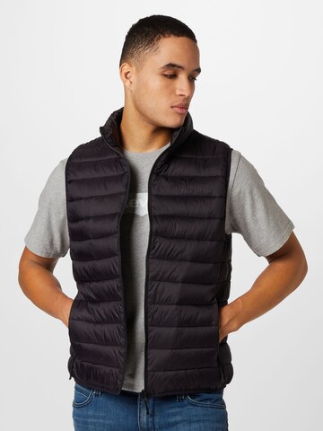 Gilet 'Robert' Fat Moose en noir : devant