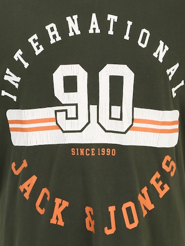T-Shirt 'CARLO' Jack & Jones Plus en vert