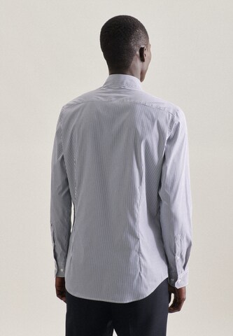 SEIDENSTICKER Slim fit Button Up Shirt in Blue