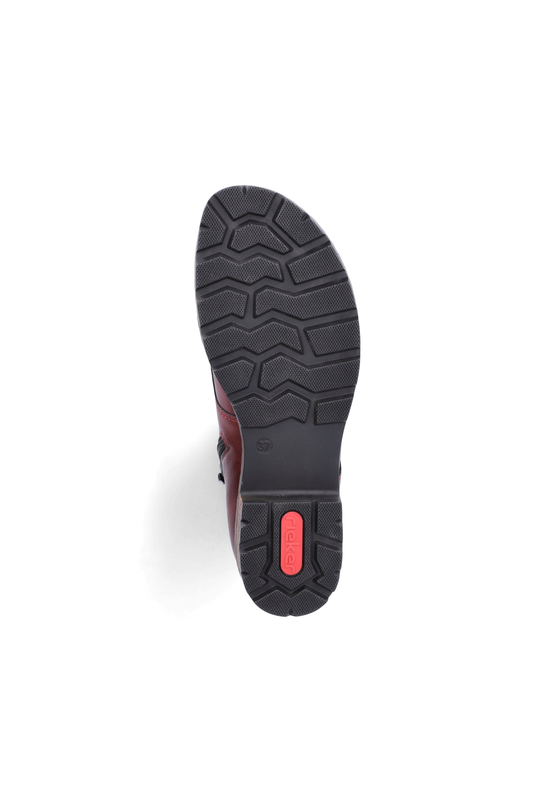 Bottes à lacets Rieker en rouge