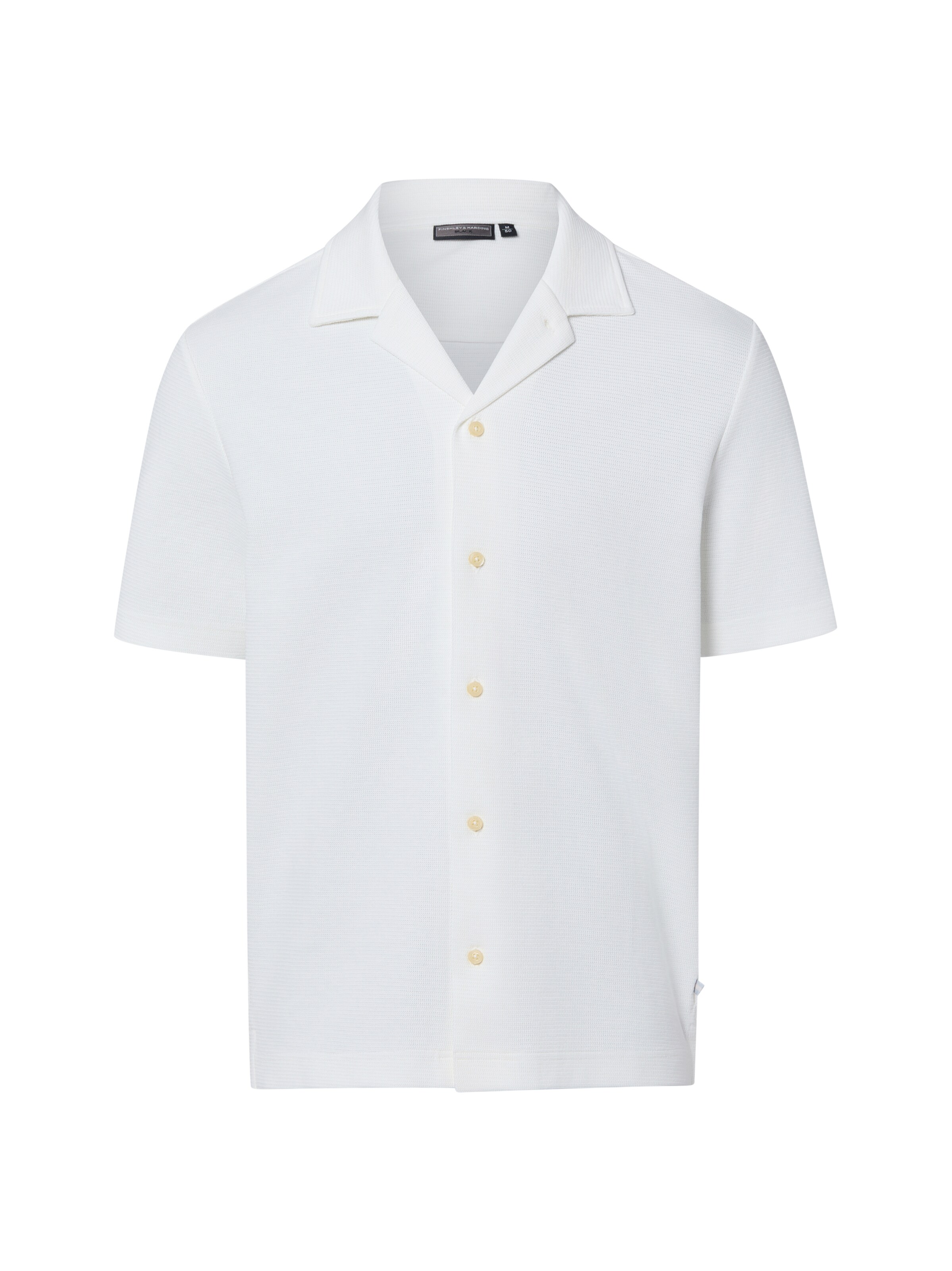Coupe regular Chemise Finshley & Harding en blanc : devant
