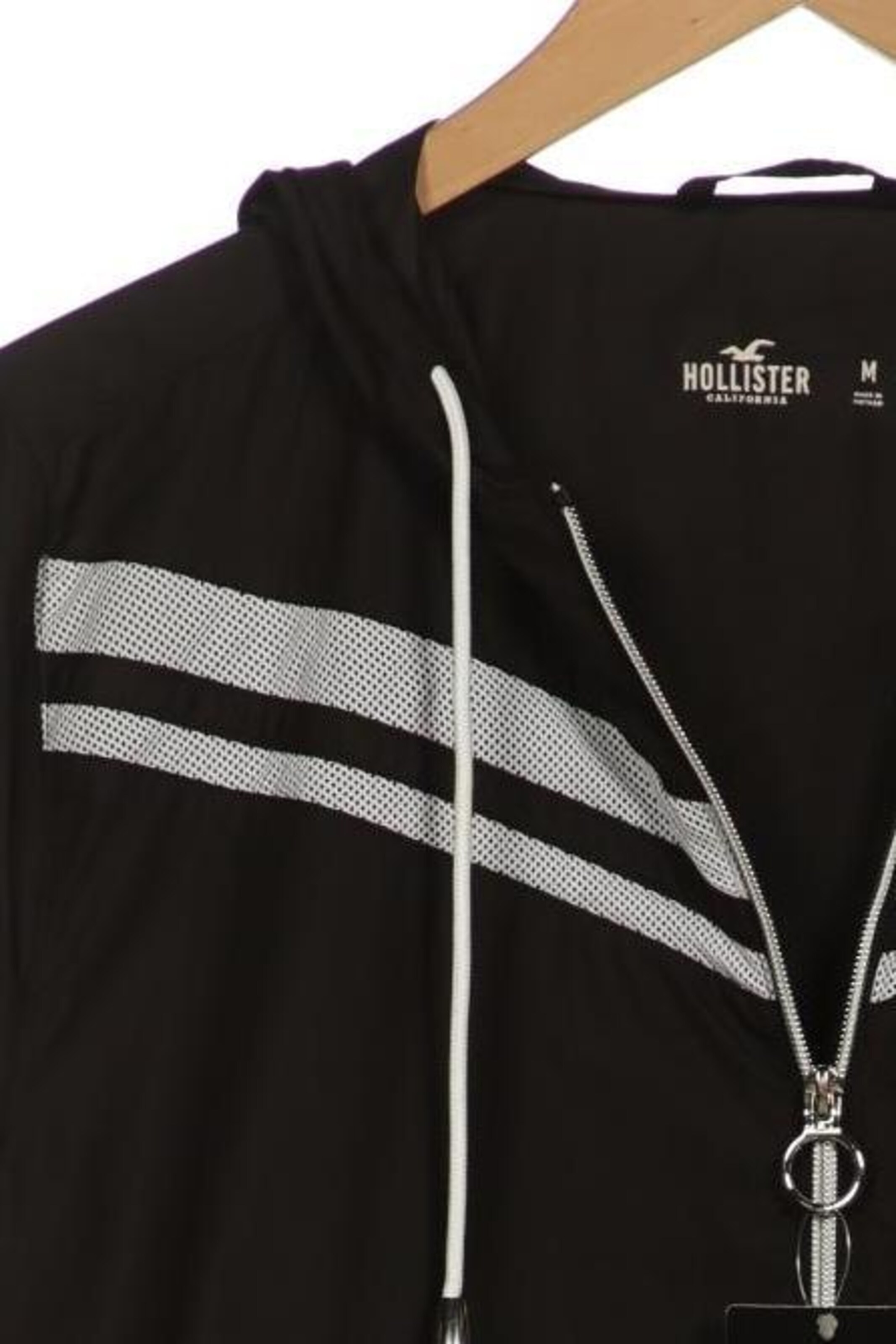 HOLLISTER Jacket & Coat in M in Black