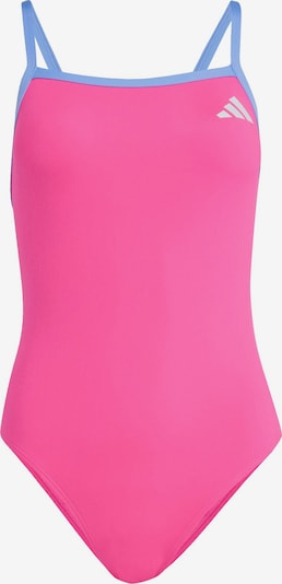 ADIDAS PERFORMANCE Спортивный купальник 'ESS' в Светло-синий / Ярко-розовый / Белый, Обзор товара