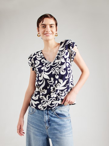 ZABAIONE Blouse 'Ma44yleen' in Blauw: voorkant
