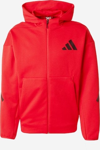 ADIDAS SPORTSWEAR Спортивная кофта 'Z.N.E.' в Красный: спереди