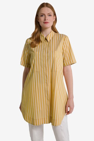 Ulla Popken Blouse in Yellow: front