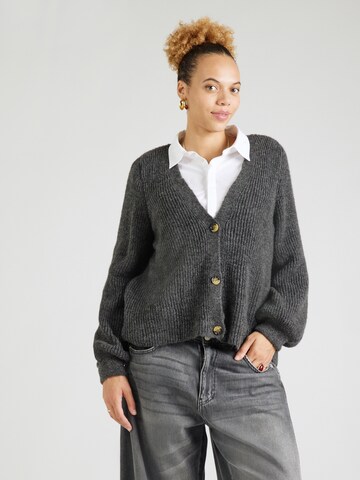 ONLY Carmakoma Knit cardigan 'CARCLARE JULES' in Grey: front