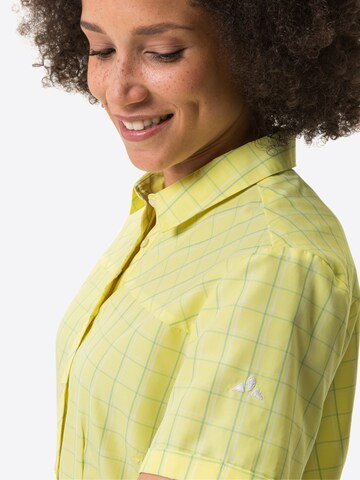 VAUDE Multifunctionele blouse 'Tacun II' in Geel