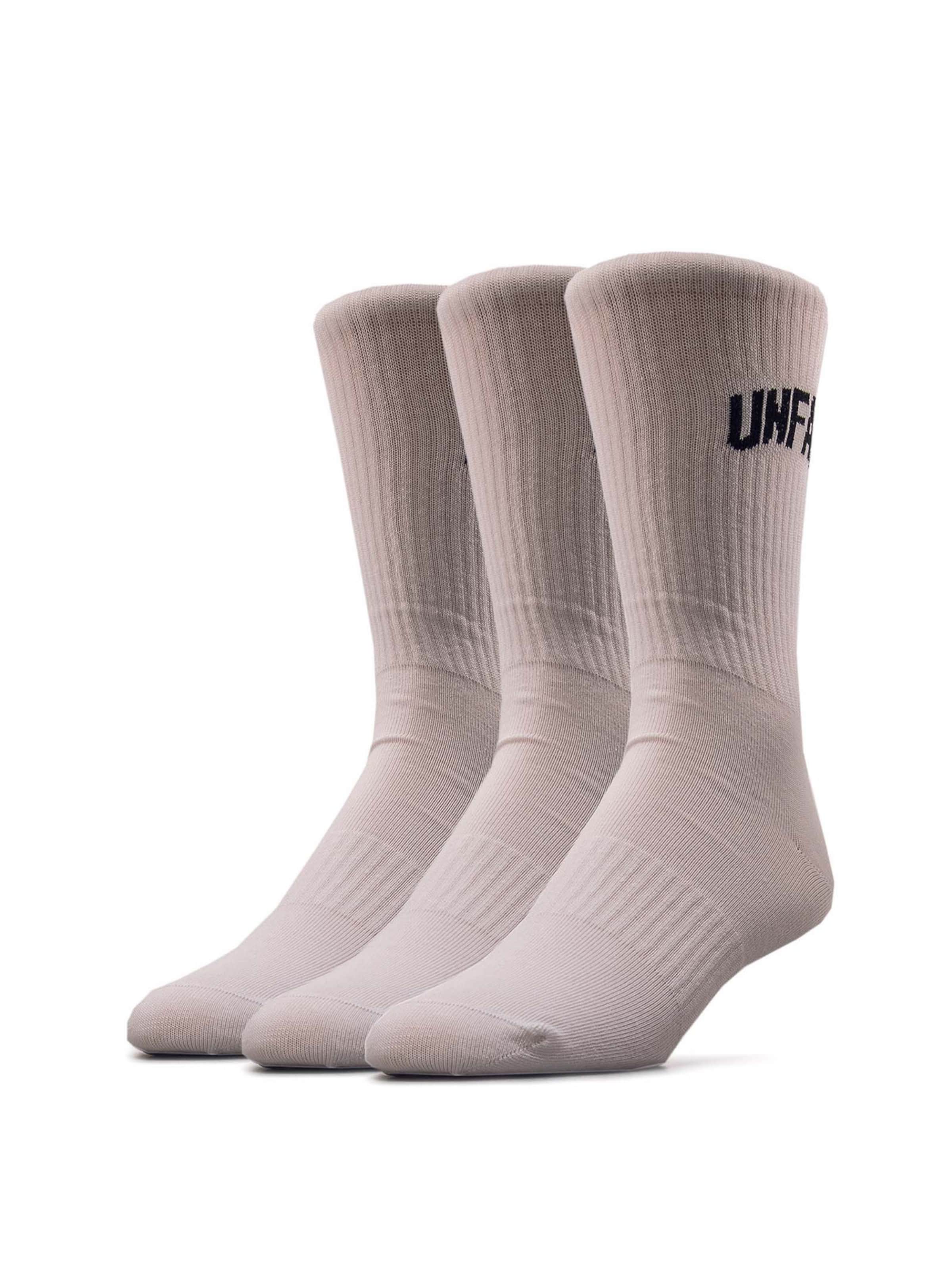 Unfair Athletics Sokken in Wit: voorkant