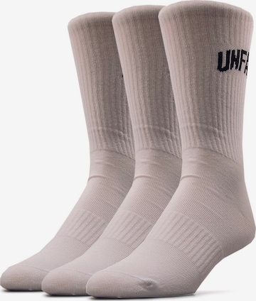 Chaussettes Unfair Athletics en blanc : devant