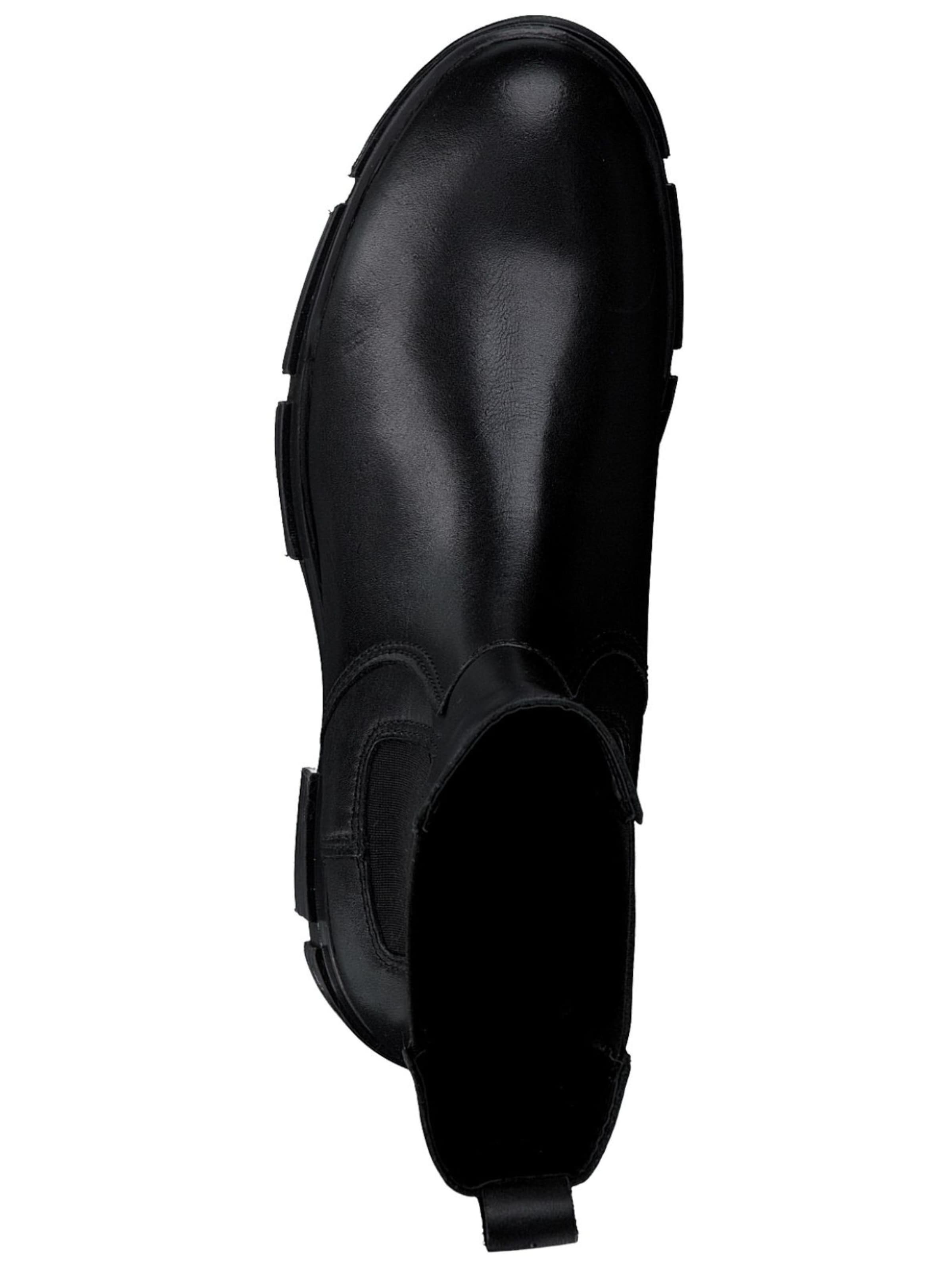 s.Oliver Chelsea boots in Zwart