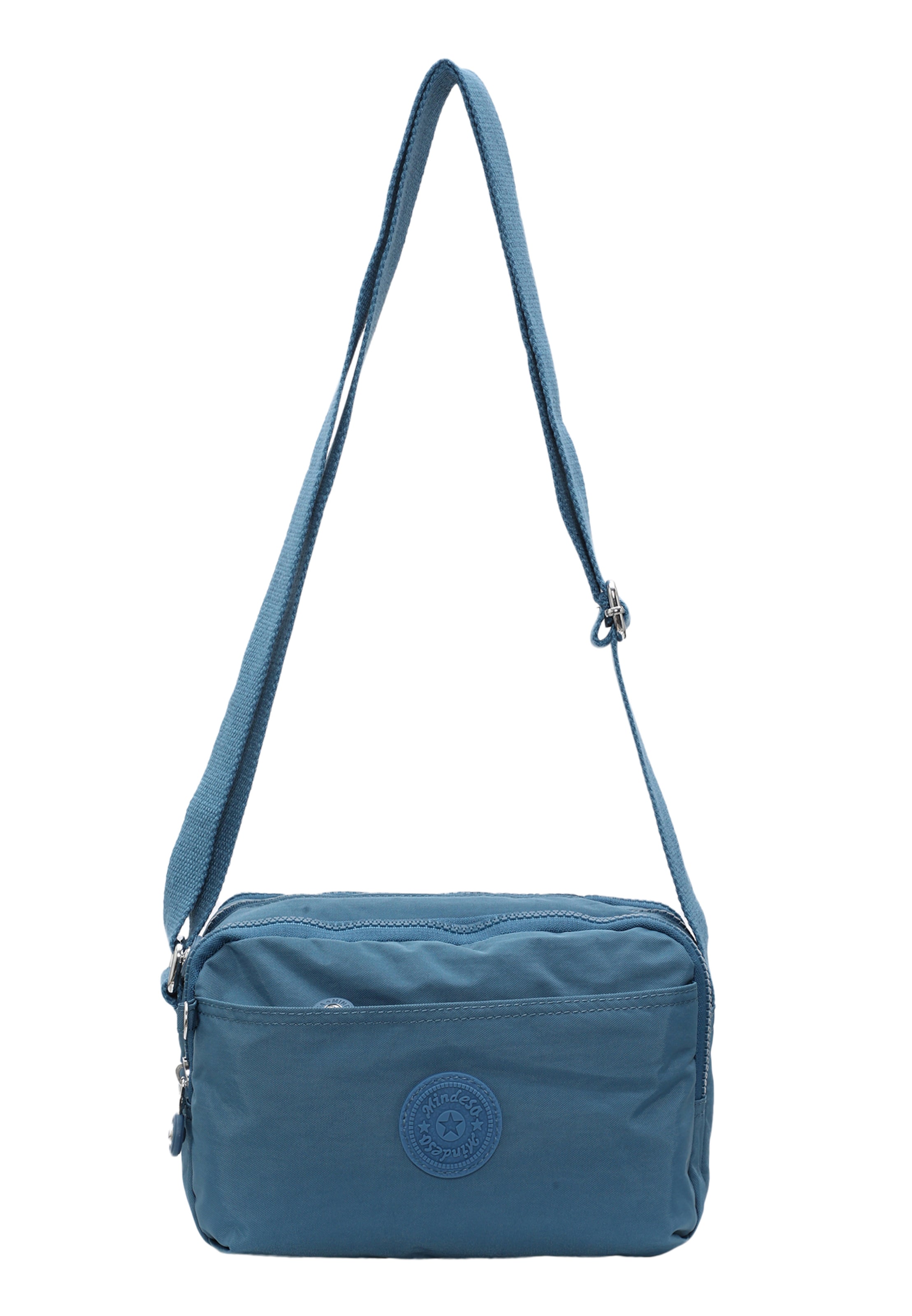 Mindesa Schoudertas in Blauw: voorkant