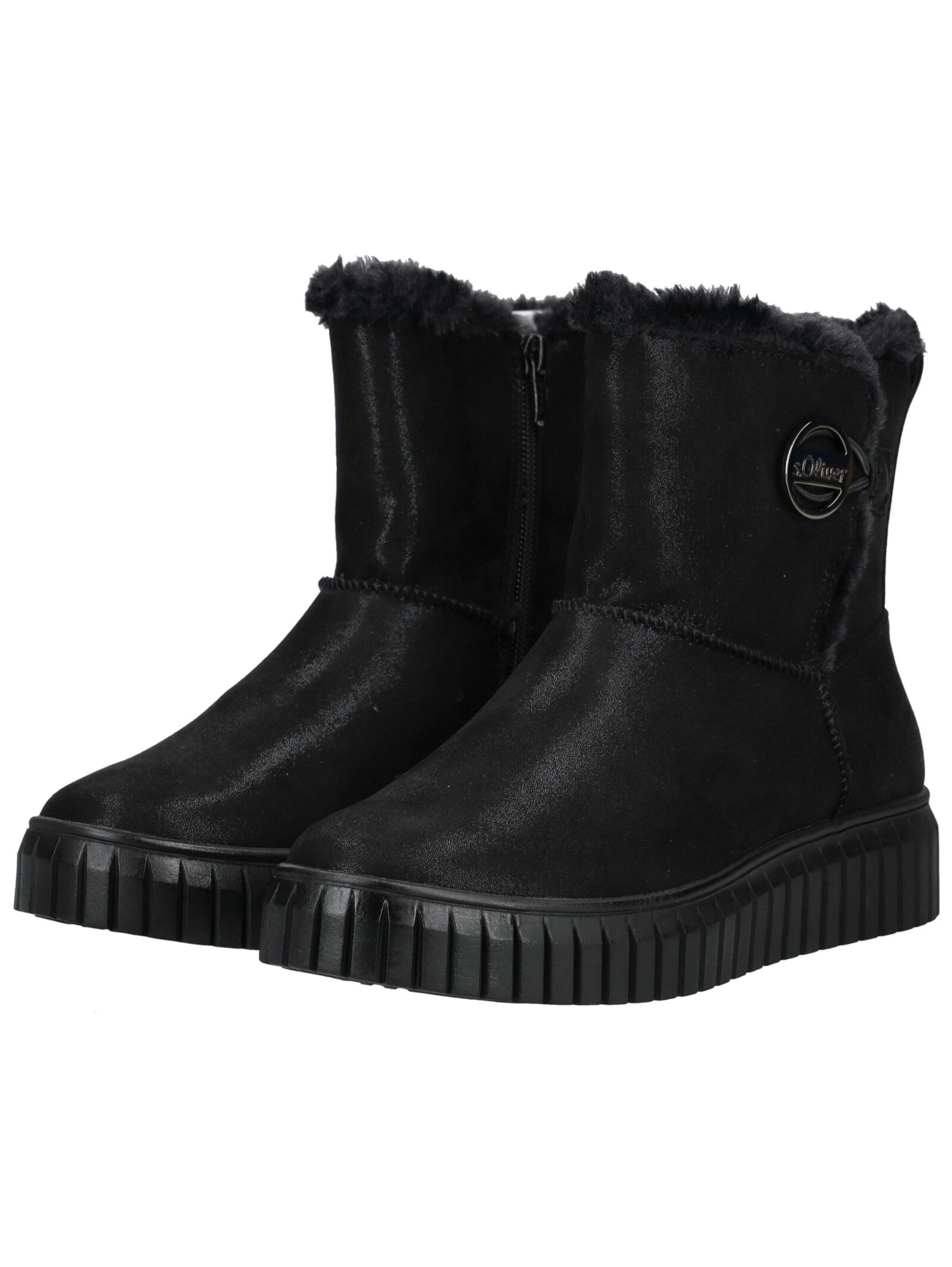 s.Oliver Stiefelette in Schwarz