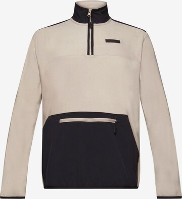 Pull-over de sport ESPRIT en beige : devant