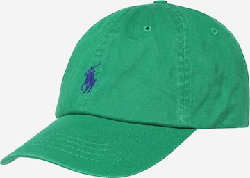 Șapcă de la Polo Ralph Lauren pe verde: față