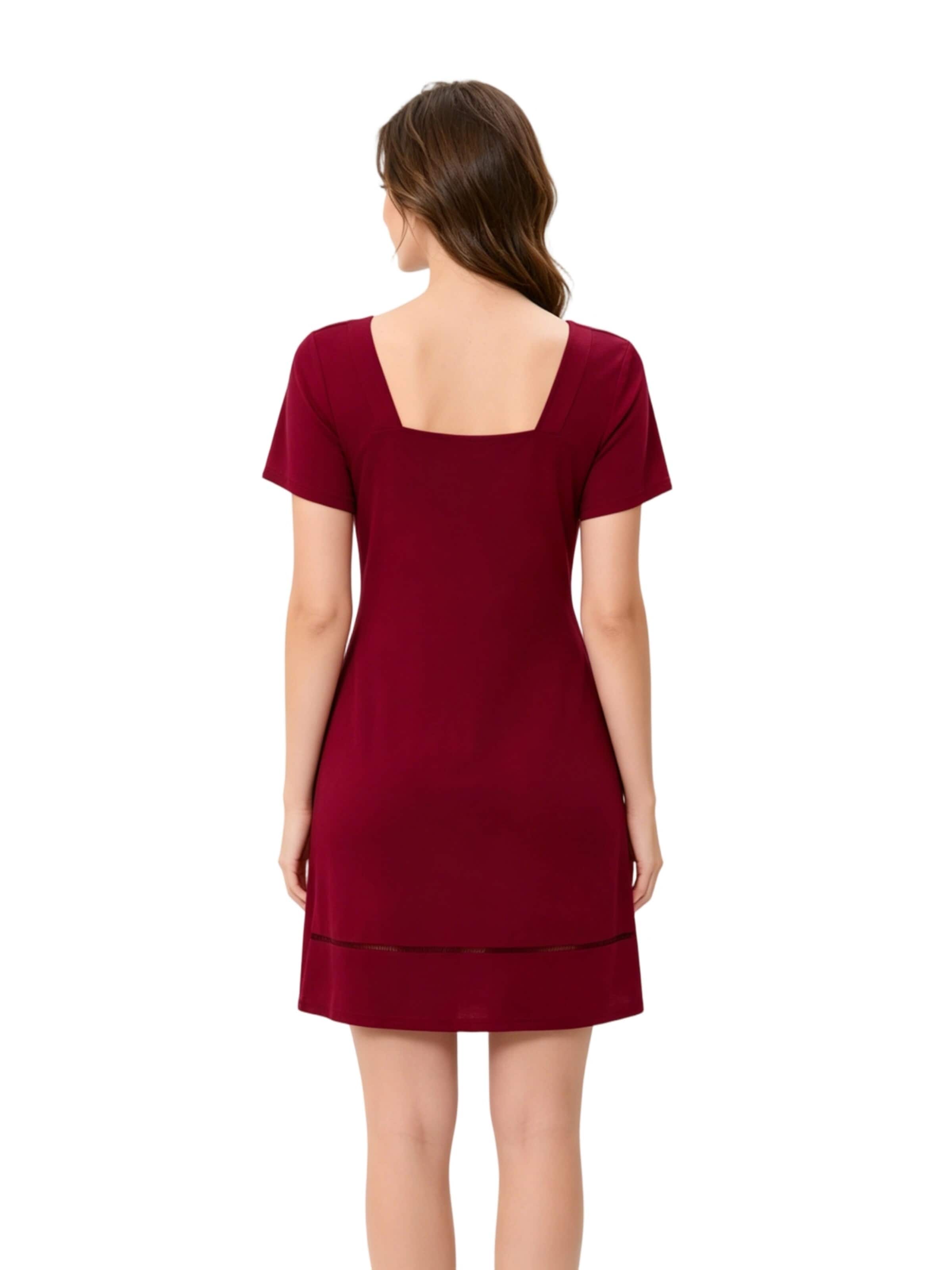 Yesfashion Koszula nocna w kolorze czerwony