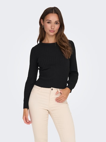 Pull-over 'Prime' JDY en noir : devant