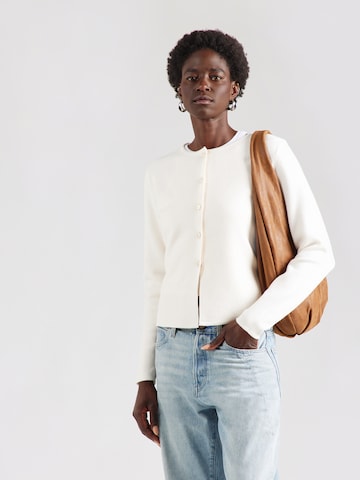 JDY Strickjacke 'JDYPrime' in Weiß: Vorderseite