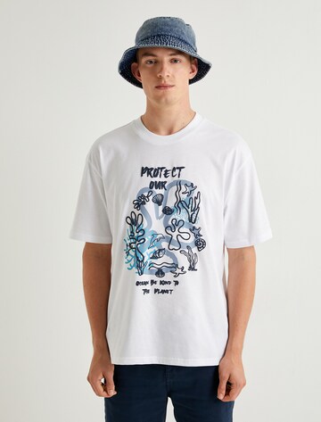 Koton Shirt in Wit: voorkant