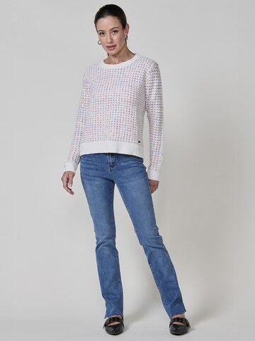 Pullover 'Chenille' di KOROSHI in bianco