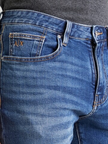 Regular Jeans de la ARMANI EXCHANGE pe albastru