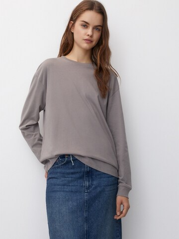 Pull&Bear Shirt in Grijs: voorkant