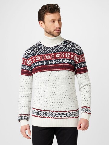 Lindbergh Sweater in White: front