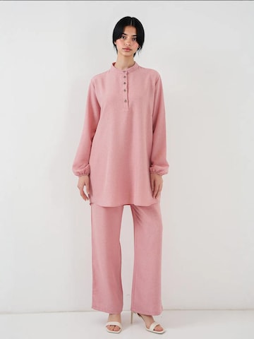 Bigdart - Calças de fato em rosa