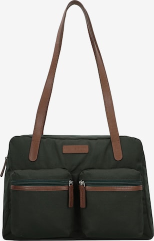 Borsa a spalla di GREENBURRY in verde: frontale