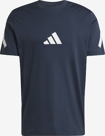 T-Shirt fonctionnel 'Z.N.E.' ADIDAS SPORTSWEAR en bleu : devant
