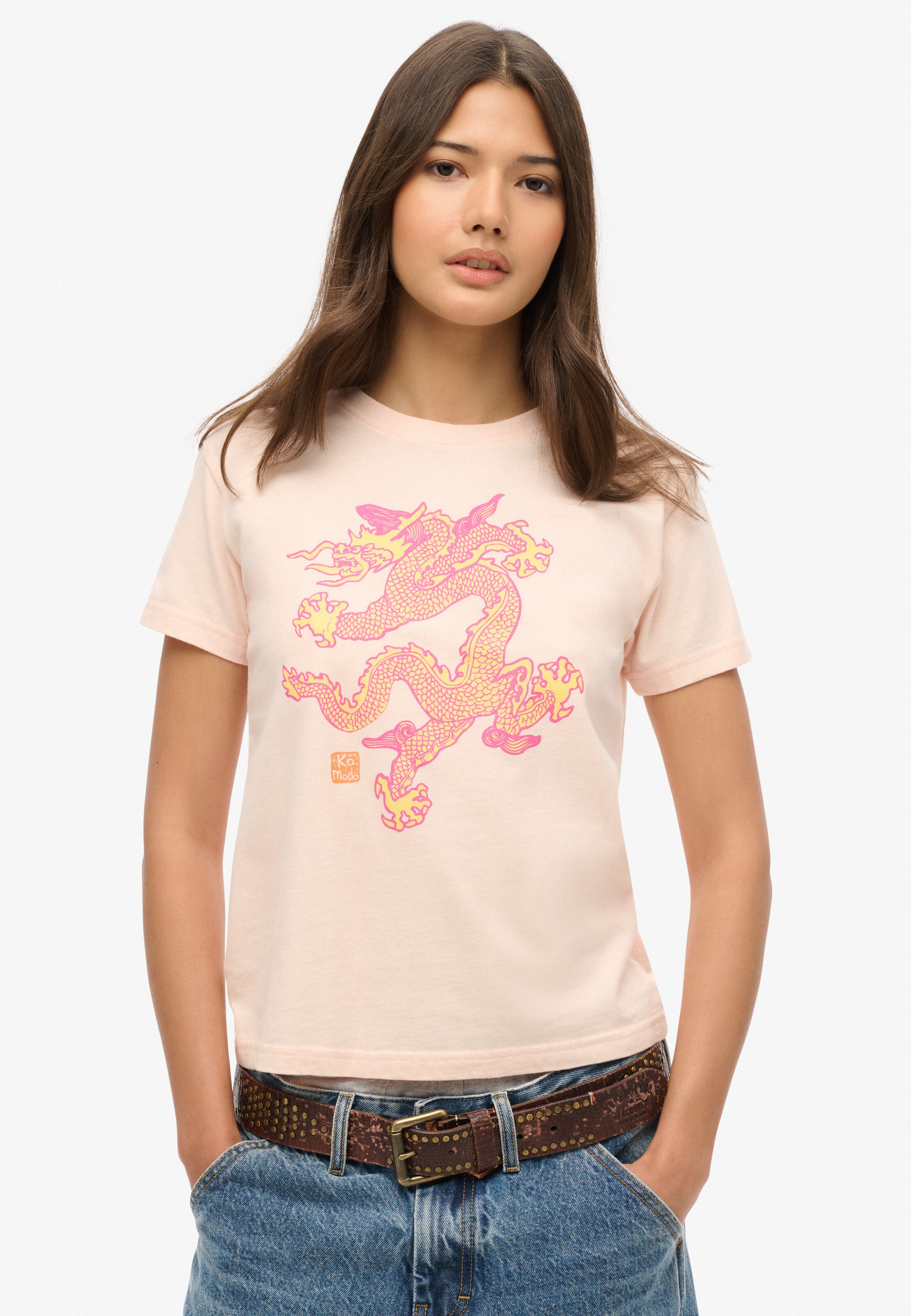 T-shirt 'Komodo' Superdry & Co en orange : devant