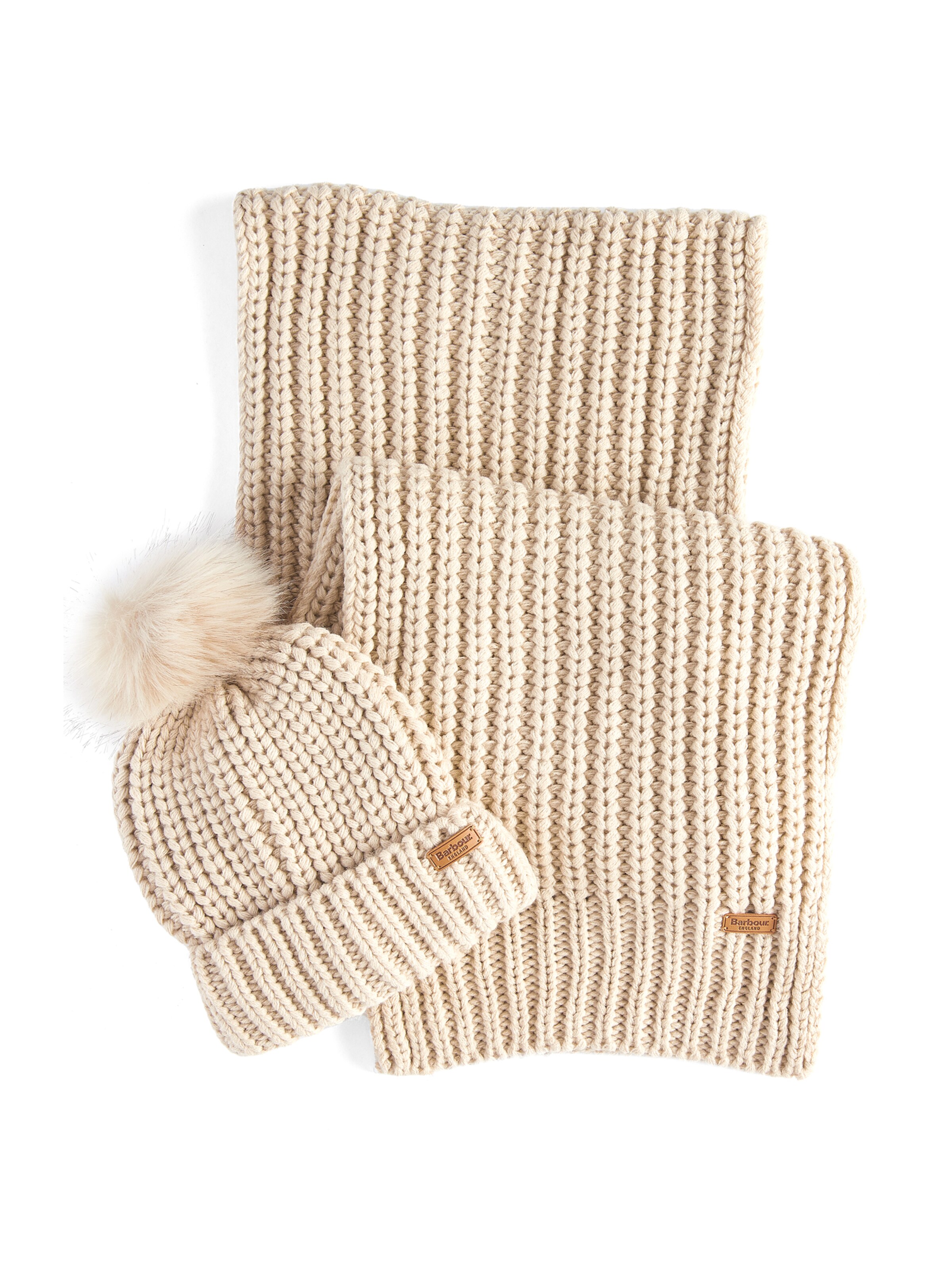 Barbour Čepice 'Saltbrn' – béžová: přední strana