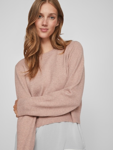VILA Sweater 'BENTE' in Pink