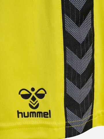 Hummel Regular Sporthose 'AUTHENTIC PL ' in Gelb