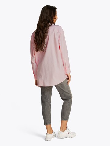 Camicia da donna di Tommy Jeans in rosa: dietro