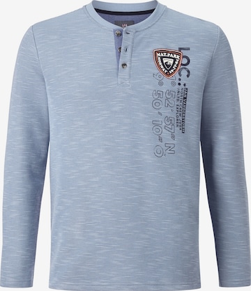 Jan Vanderstorm Sweatshirt ' Reginald ' in Blue: front