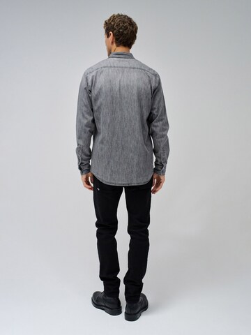 Salsa Jeans Regular Fit Hemd in Grau