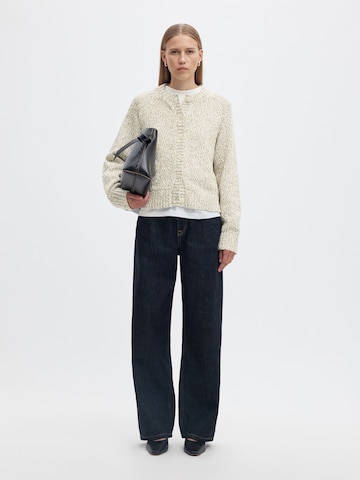 SELECTED - Cárdigan en beige
