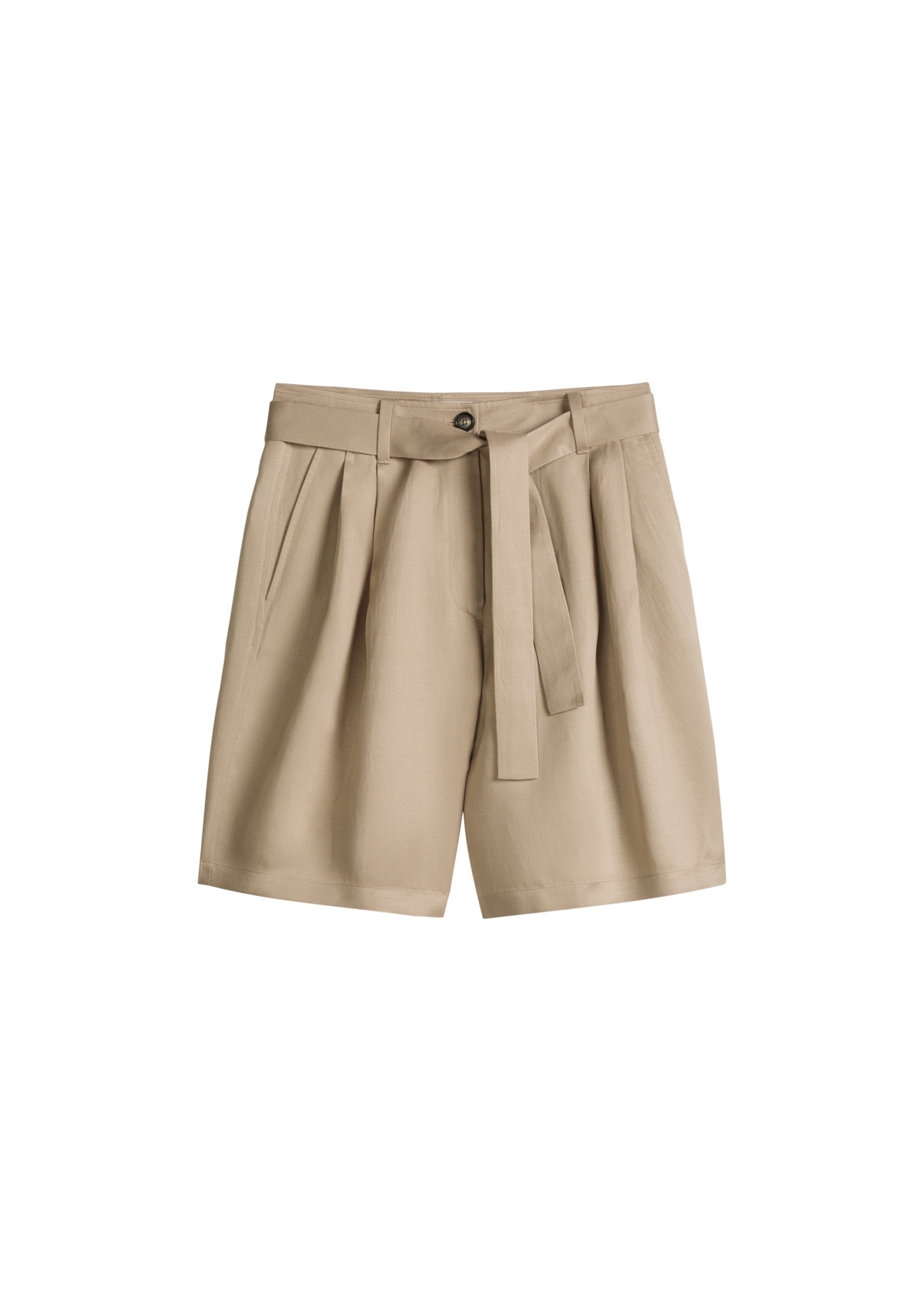 Marc O'Polo Slim fit Trousers in Beige: front