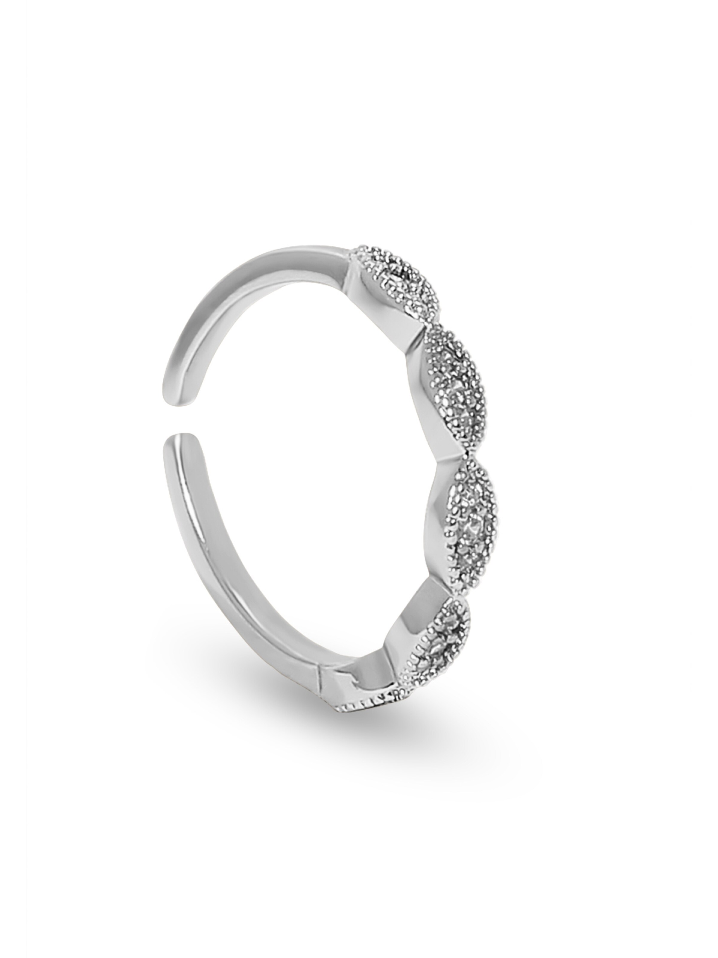 MISH Ring 'Ligia' in Silber: Vorderseite